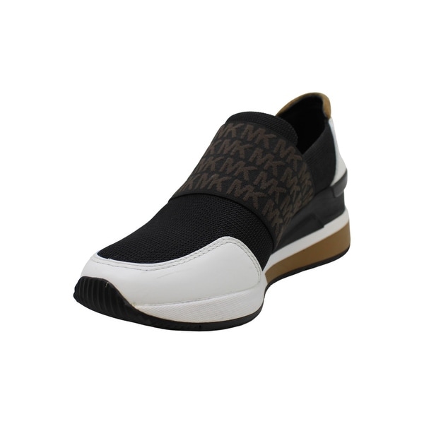 black leather trainers womens sale