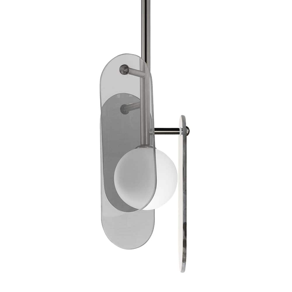 Studio M SM24811MSK Megalith 7" Wide LED Abstract Mini Pendant by Nina