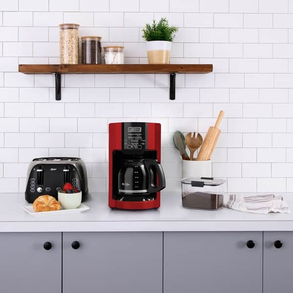 12-Cup Programmable Coffeemaker, Rapid Brew, Red - Bed Bath & Beyond -  36866021