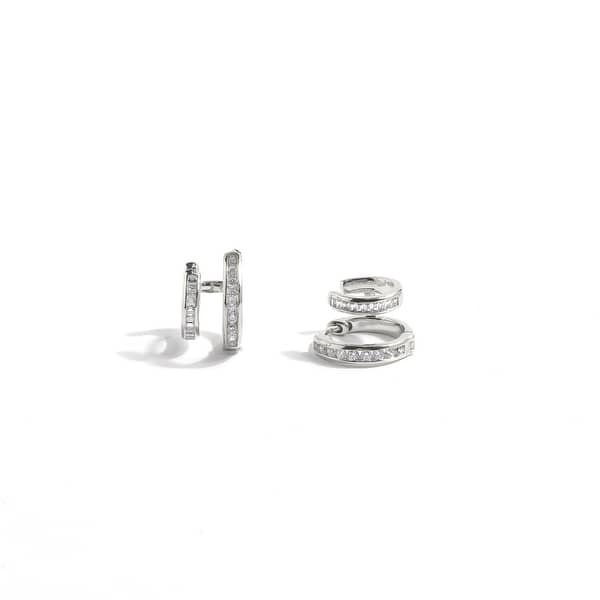 Swirl Slide Hoop Earrings Swirl Slide Hoop Earrings