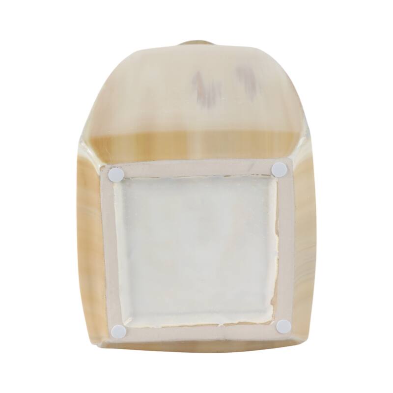 Stoneware Vase Sleek Decorative Contemporary Casual Home Style