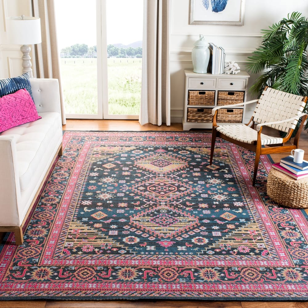 SAFAVIEH Classic Vintage Boho Lenette Oriental Cotton Rug