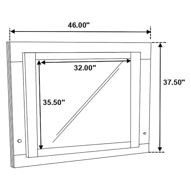 Fillmore White 4-piece Eastern King Bedroom Set