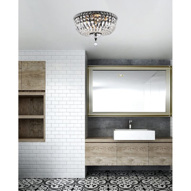 Noah 6-light 16-inch Flush-Mount Chandelier - 16 Inch