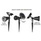 Classy Caps High Performance Solar Spotlight (Set of 2)