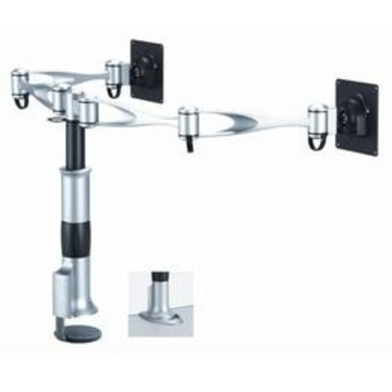 Shop Cotytech Dm D1a2 C Dual Monitor Desk Mount Dual Swing Arm