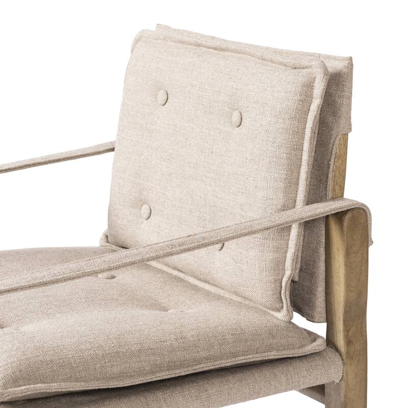 Ferick Dining Armchair-Alcala Taupe - 23.0W x 25.0 x 34.0H