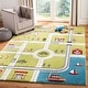 preview thumbnail 40 of 68, SAFAVIEH Carousel Kids Riemy Neighborhood Road Rug 10' x 14' - Green/Ivory