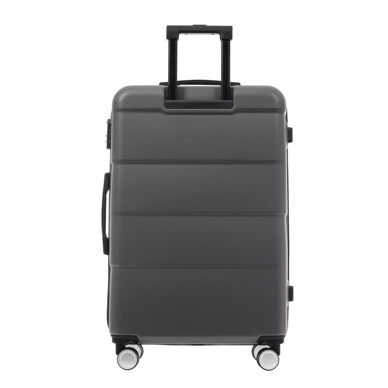 Hardshell Lightweight Luggage Sets 3 Piece Double Spinner Wheels Suitcase with Handle Password Lock, 20"+24"+28" Luggages