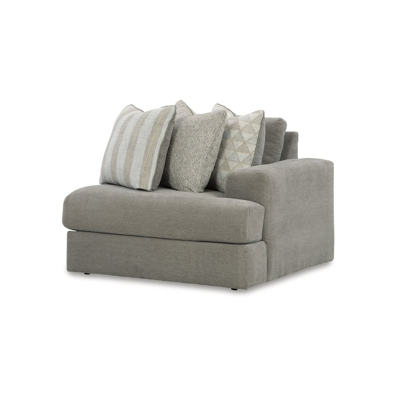 Signature Design by Ashley Avaliyah Gray 4-Piece Sectional - 126.5"W x 90.75"D x 37"H