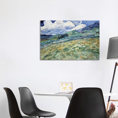 iCanvas "Landscape at Saint-Remy" by Vincent van Gogh Canvas Print