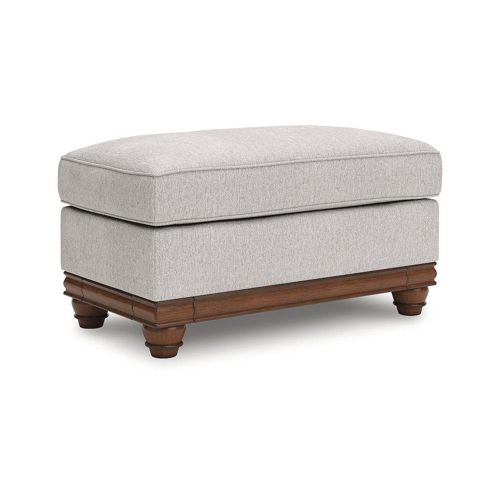 Signature Design by Ashley Meadowview Light Gray/Brown Ottoman