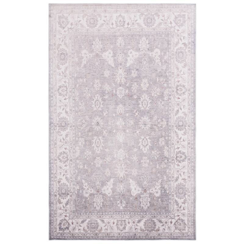 SAFAVIEH Arizona Harrieth Vintage Machine Washable Rug - 6' x 9' - Blue Green/Rust