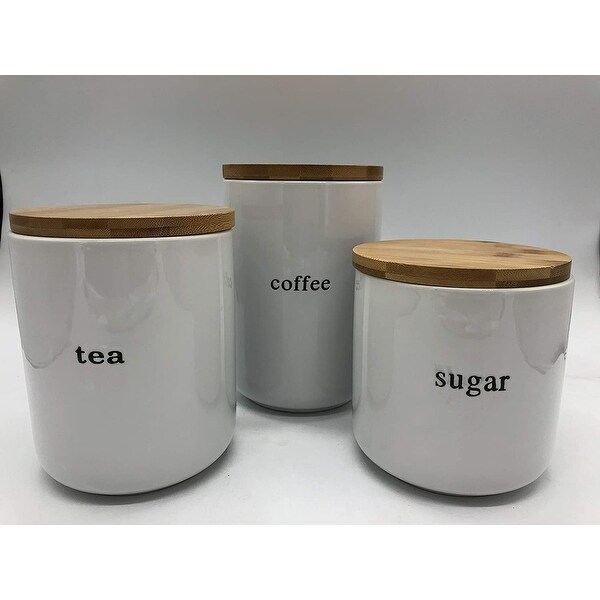canisters coffee tea sugar
