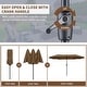 preview thumbnail 23 of 54, 13 ft Patio Umbrella with Base Double-Sided Rectangular Outdoor Deck Umbrella