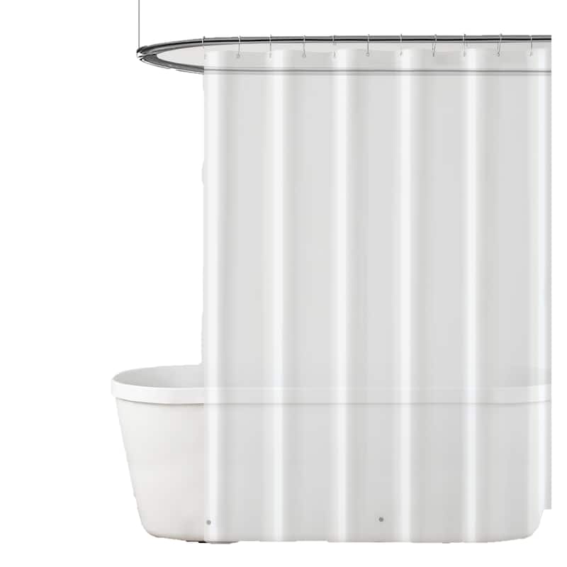 Truly Calm Heavyweight Grommeted PEVA 70x72 Clear Shower Liner