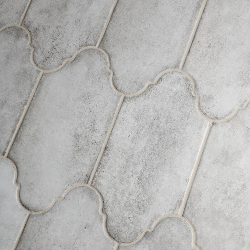Merola Tile Alhama Provenzal Grey 6-1/4" x 12-3/4" Porcelain Floor and Wall Tile