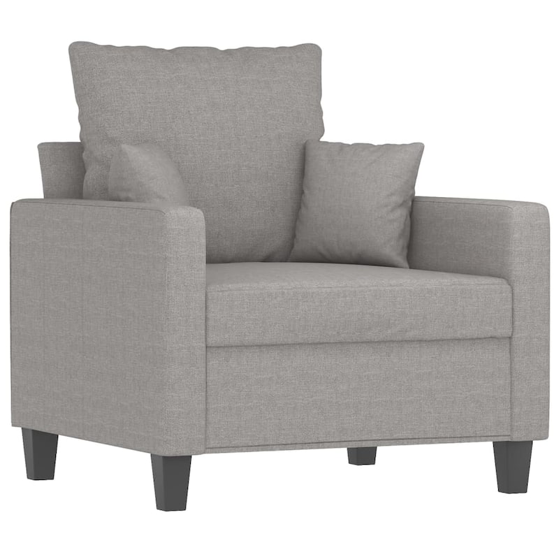 vidaXL Sofa Chair Living Room Accent Upholstered Chair with Armrest Fabric