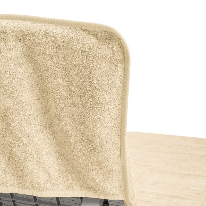American Soft Linen Beach and Pool Lounge Chair Towel with Pocket