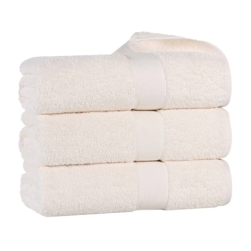 Superior Oregon Organic Cotton Solid Bath Towel, Set of 3