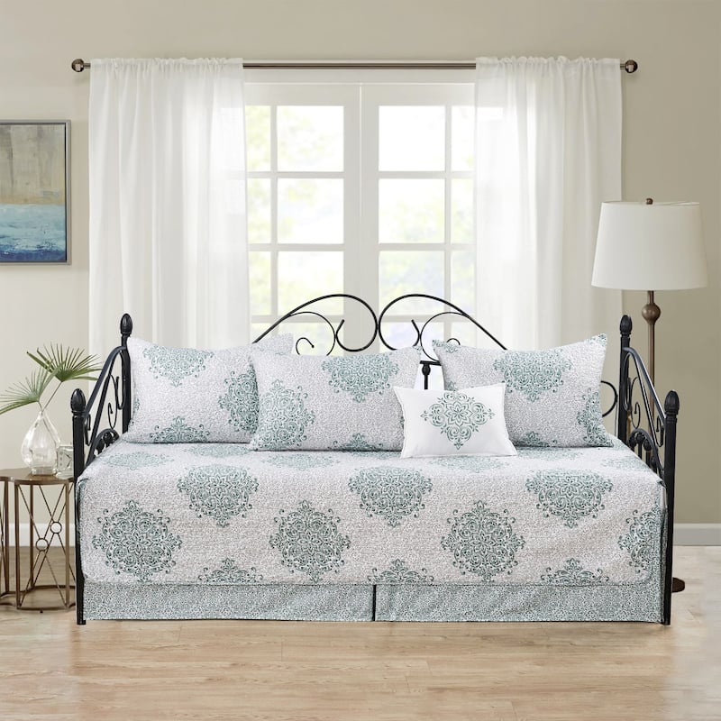 Serenta 6 Piece Cotton Blend Daybed Bedspread Coverlet Set - 75" x 39"