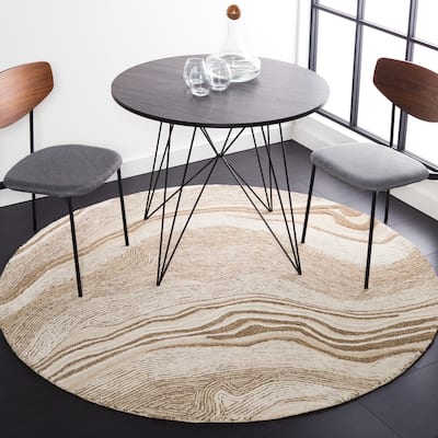 SAFAVIEH Handmade Fifth Avenue Thiet Modern Abstract Wool Rug