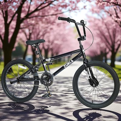 20 Inch Freestyle Kids Bike, Single Speed, Steel Frame with Caliper and V Brakes, Boys & Girls Ages 7+
