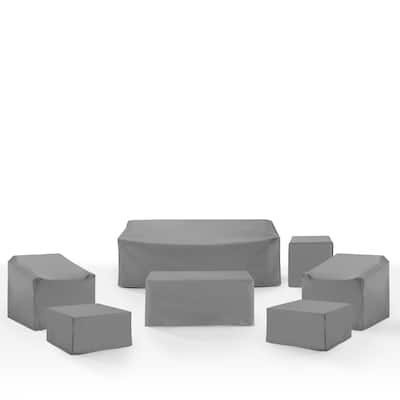 Crosley 7Pc Outdoor Furniture Cover Set