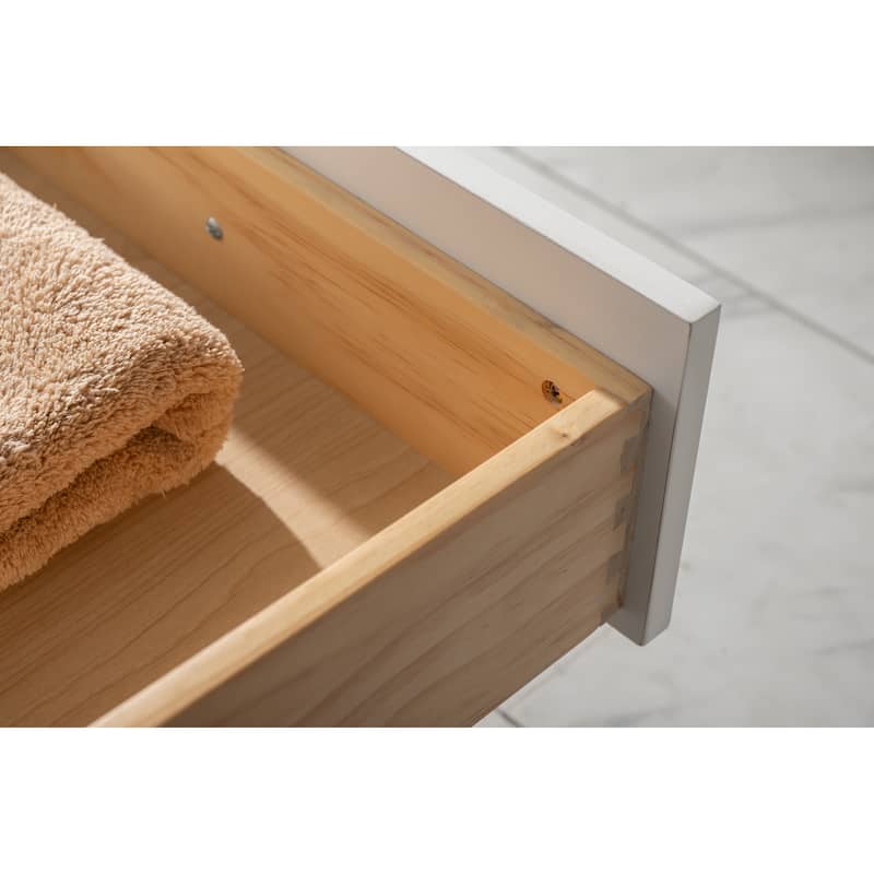 Valentino 60" Double Vanity in White