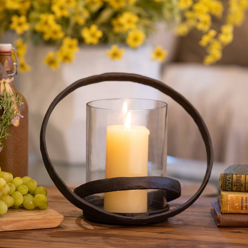 Orbits Hurricane Candle Holder