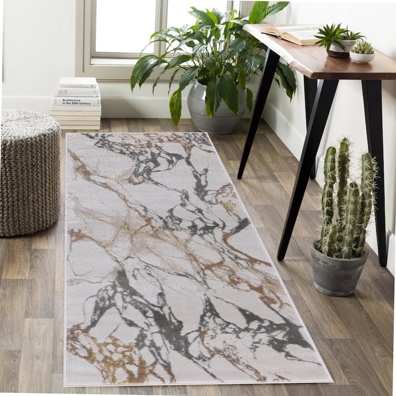Ilios Collection Abstract Textured Rug