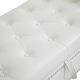 preview thumbnail 58 of 65, Armed Ottoman Bench PU Leather Bench Button Tufted Sofa Stool Bench Footrest Stoolfor Entryway, Living Room and Window