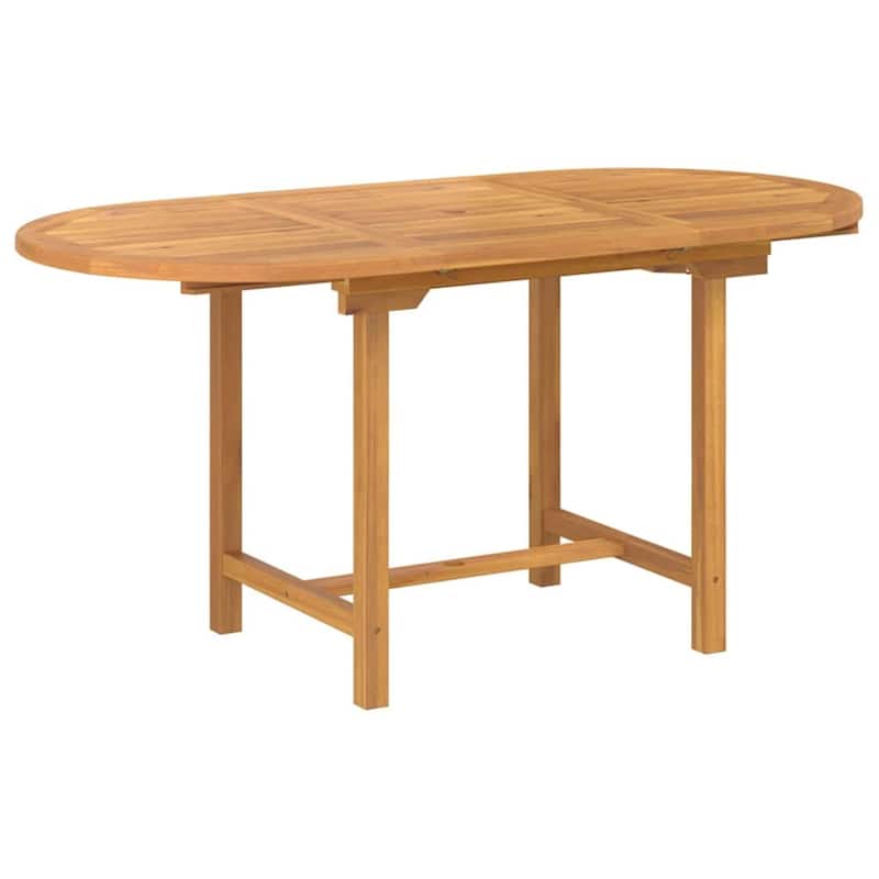 vidaXL Garden Dining Set 5/7 pcs Brown 63" x 31.5" x 29.5 - 63" x 31.5" x 29.5