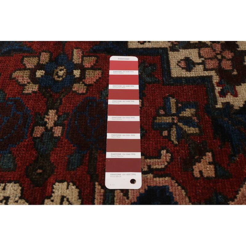 ECARPETGALLERY Hand-knotted Anatolian Vintage Red Wool Rug - 4'1 x 6'2