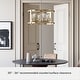 preview thumbnail 3 of 14, Hunter Astwood 26" 6 Light Chandelier, Dining Room, Kitchen, Cage - Art-Deco, Transitional, Contemporary
