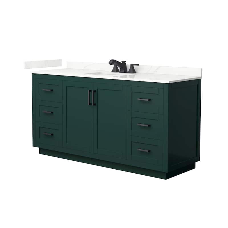 Wyndham Collection WCF292966S-QTZ-US3MXX Miranda 66" Free Standing
