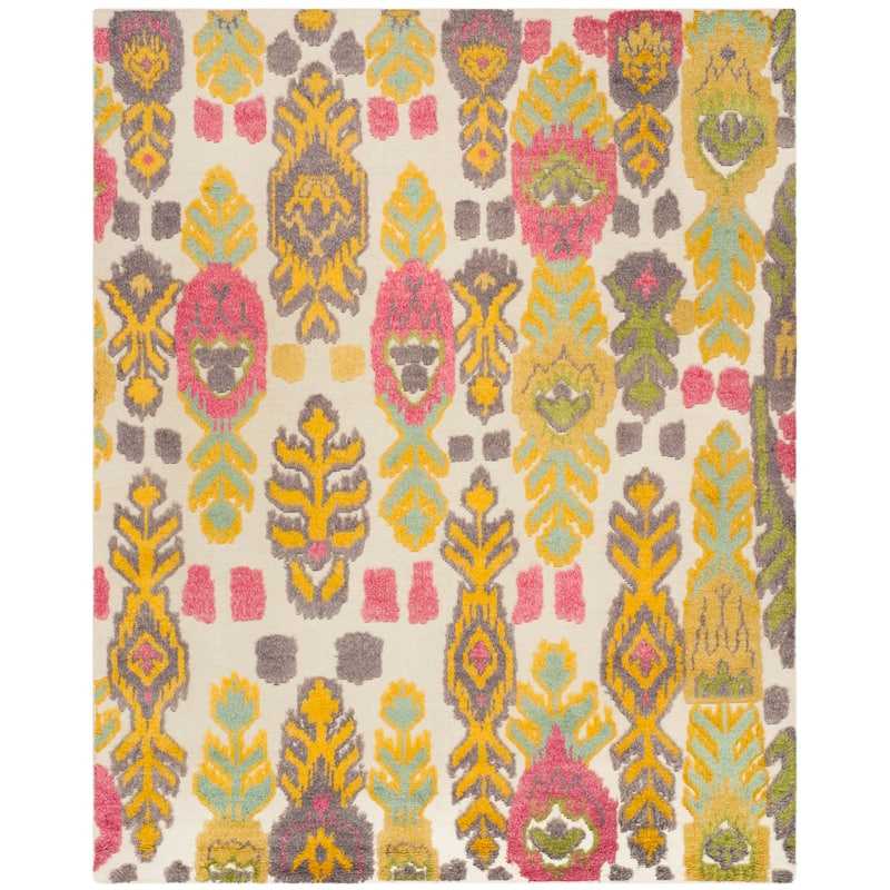 SAFAVIEH Hand-knotted Kenya Burbuqe Southwestern Tribal Wool Rug