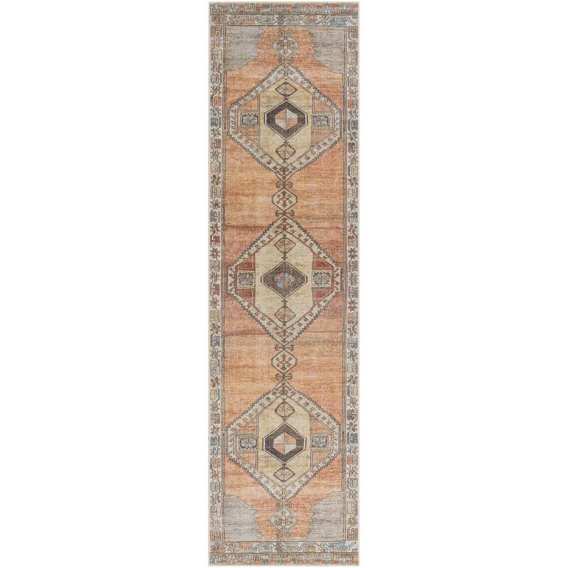 Livabliss Traditional Antiquity Medallion Area Rug