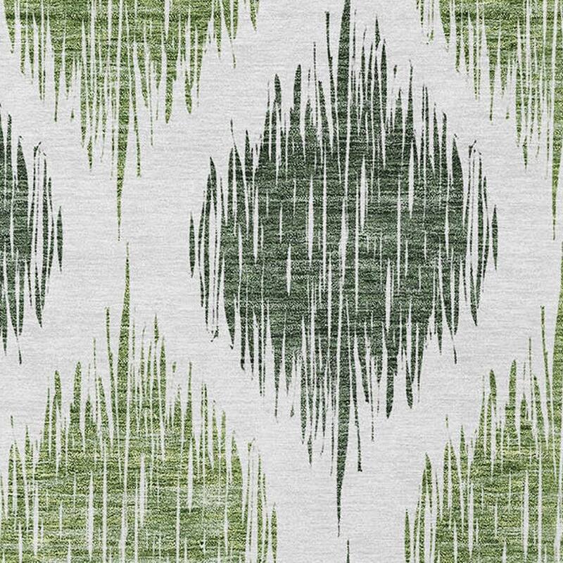 HomeRoots Ikat Transitional Rectangle Outdoor Rug