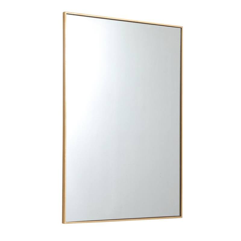 Elegant Lighting Eternity 36" x 48" Rectangular Beveled Metal Framed