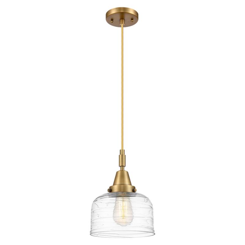 Innovations Lighting 447-1P-G713 Bell 8" Wide Mini Pendant with Clear