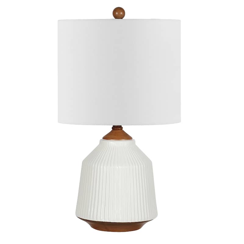 SAFAVIEH Lighting Juozapa 22-inch LED Table Lamp - 12" W x 12" L x 22.25" H - 12Wx12Dx22H