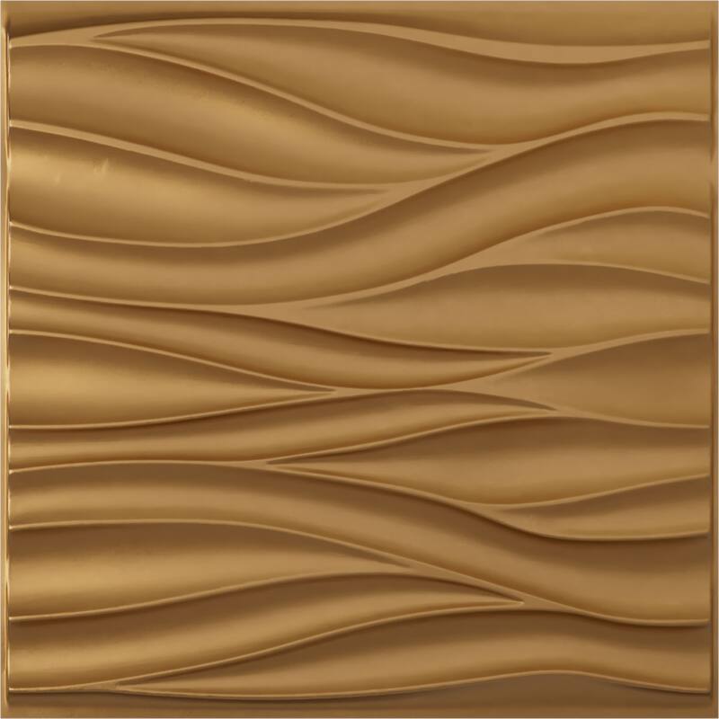 19 5/8"W x 19 5/8"H Ripple EnduraWall Decorative 3D Wall Panel