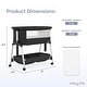 preview thumbnail 2 of 10, Dream On Me Calypso Portable Bassinet with Wheels