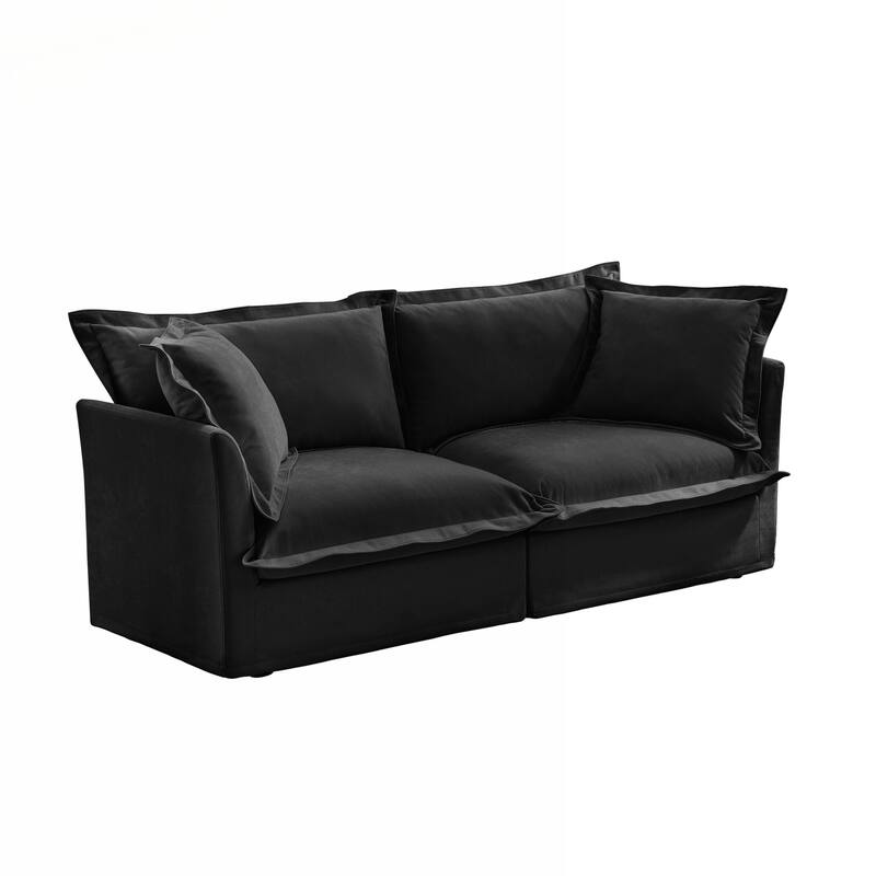 Comfortable Detachable-Covered 2-Seat Sofa for Small Spaces, Stylish and Versatile