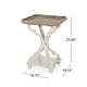 preview thumbnail 2 of 20, Bevier French Country Accent Table with Square Top by Christopher Knight Home