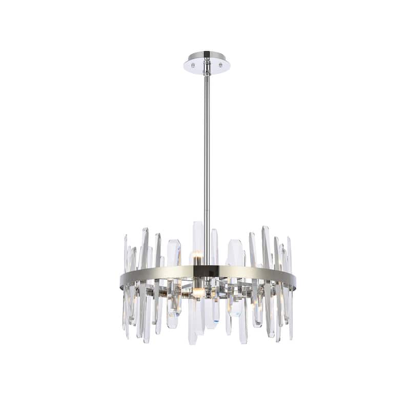Indigo Home 20 inch crystal round pendant
