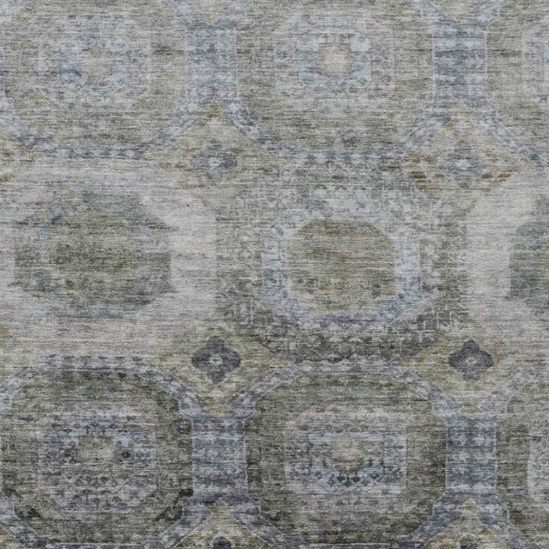 HomeRoots Medallion Transitional Rectangle Outdoor Rug