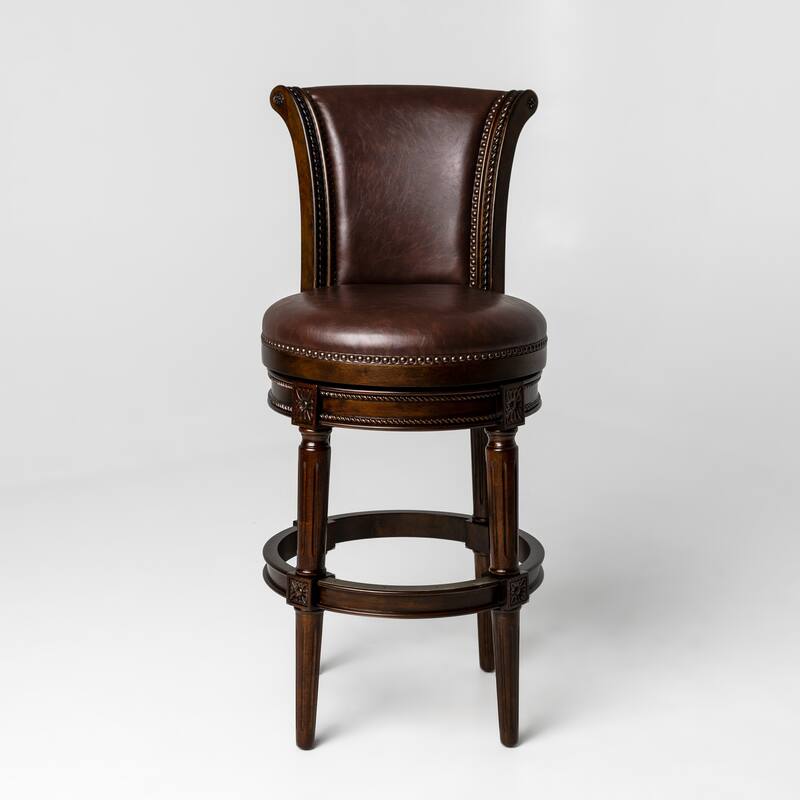 Maven Lane Pullman Swivel Kitchen Dining Stool