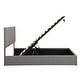 preview thumbnail 24 of 34, Upholstered Platform bed with a Hydraulic Storage System
